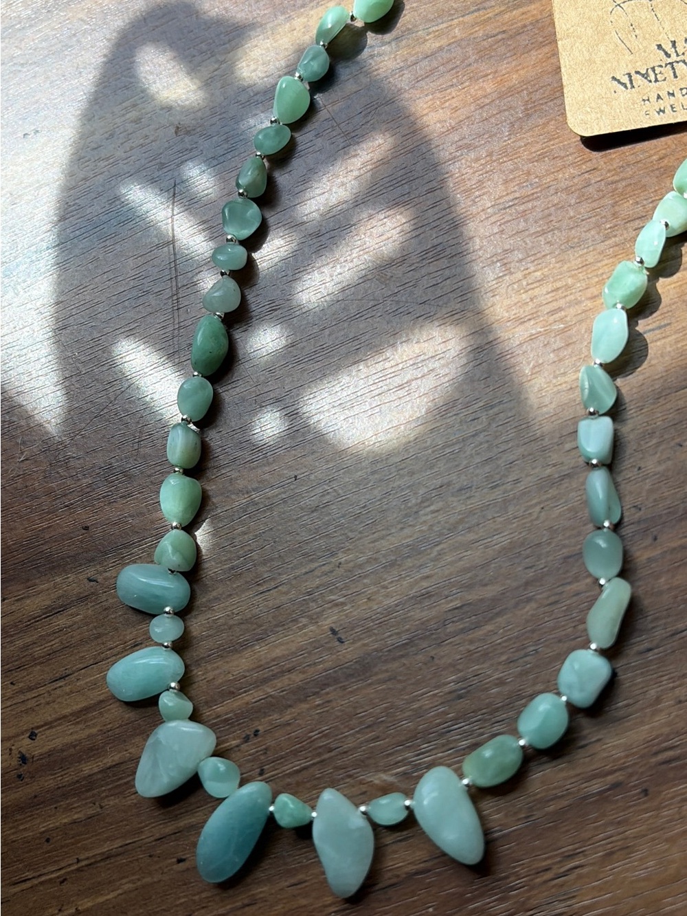 GREEN LARIMAR NECKLACE